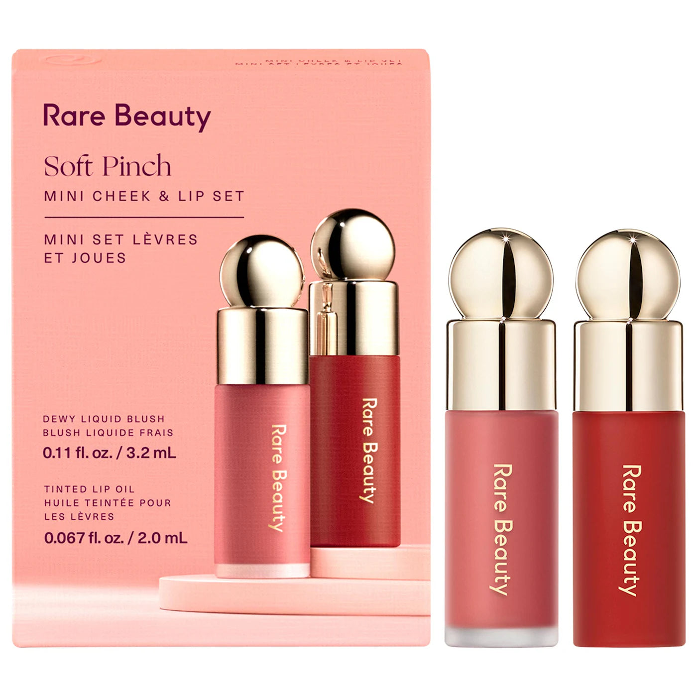 Sobre pedido: Rare Beauty by Selena Gomez Mini Soft Pinch Liquid Blush and Lip Oil Set