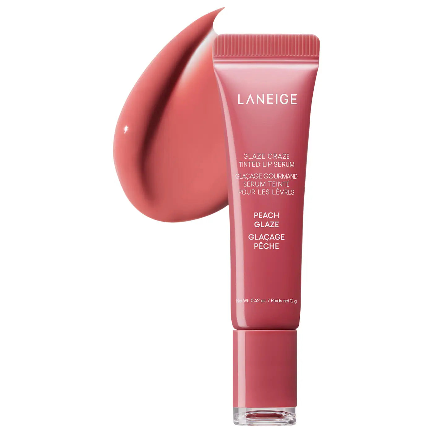 Sobre pedido: Peach Glaze | LANEIGE Glaze Craze Tinted Polypeptide Lip Serum