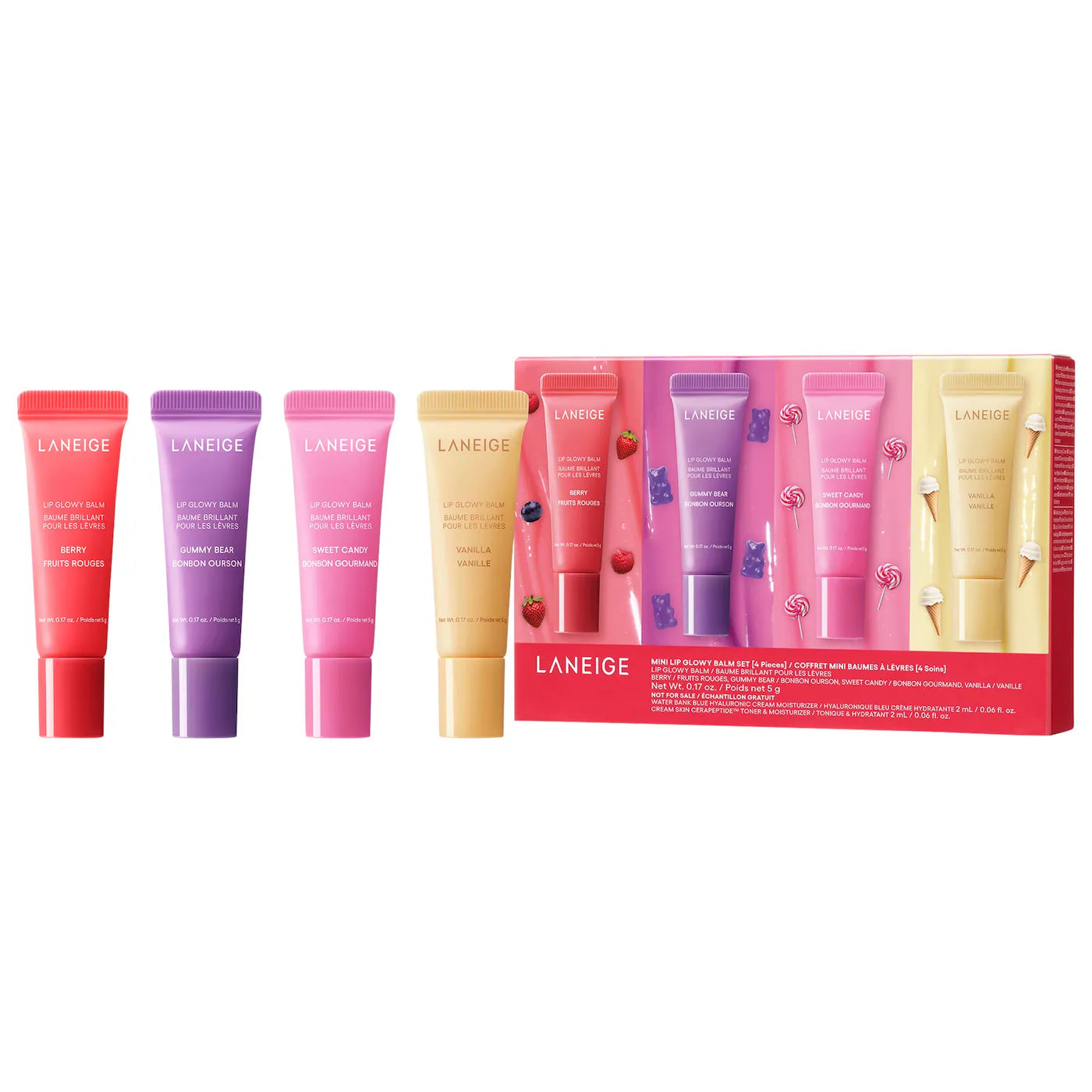 Sobre pedido: LANEIGE Mini Lip Glowy Balm Set
