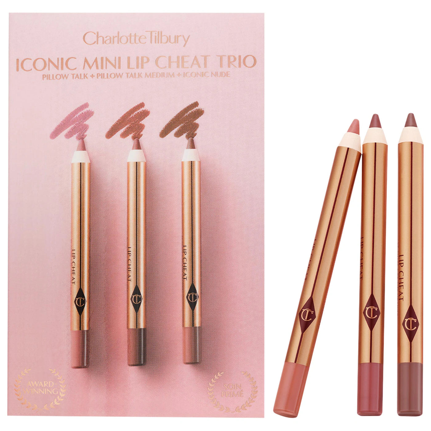 Sobre pedido: Charlotte Tilbury Mini Iconic Lip Cheat Lip Liner Trio