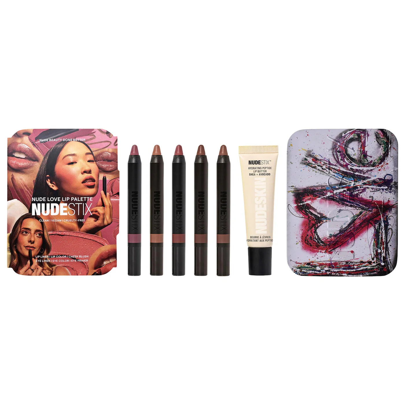 Sobre pedido: NUDESTIX Nude Love Lip Palette