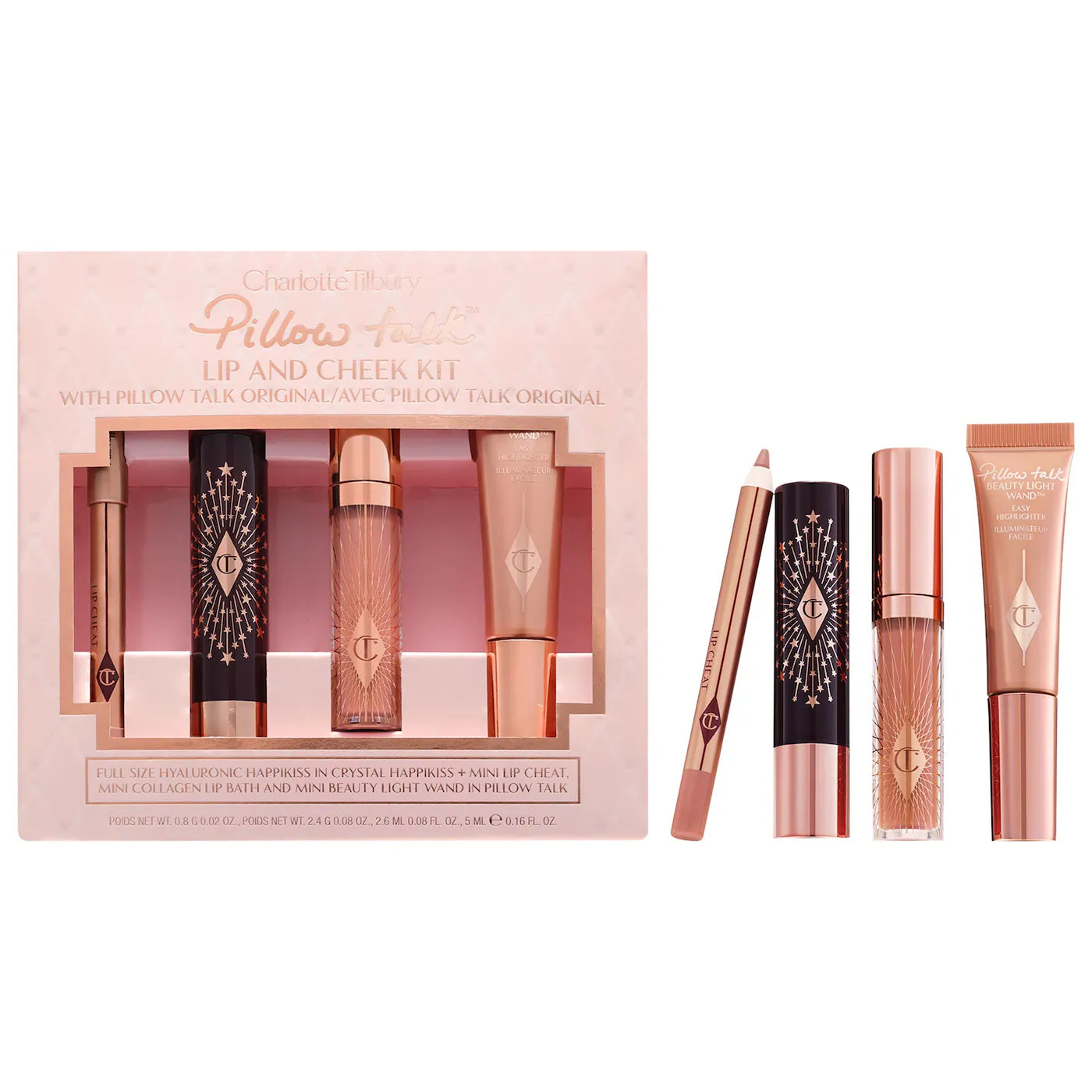 Sobre pedido: Original | Charlotte Tilbury Pillow Talk Iconic Lip and Cheek Secrets Set