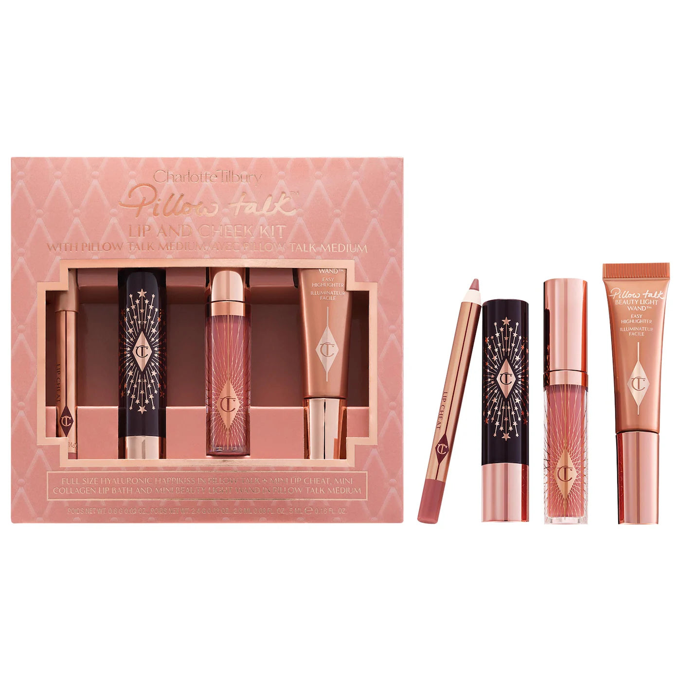 Sobre pedido: Medium | Charlotte Tilbury Pillow Talk Iconic Lip and Cheek Secrets Set
