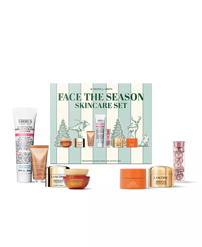 Sobre pedido: Created For Macy's 7-Piece Face the Season Skincare Set