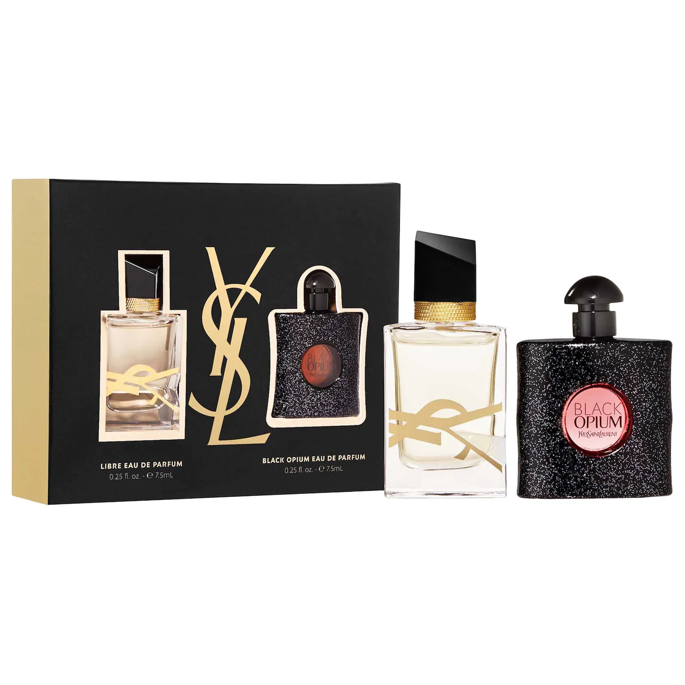 PRE-ORDER: Yves Saint Laurent Mini Black Opium & Libre Eau de Parfum Set
