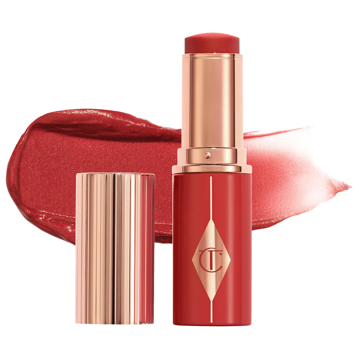 Sobre pedido: Charlotte Tilbury | Unreal Lip + Cheek Glow Blush Stick with Hyaluronic Acid