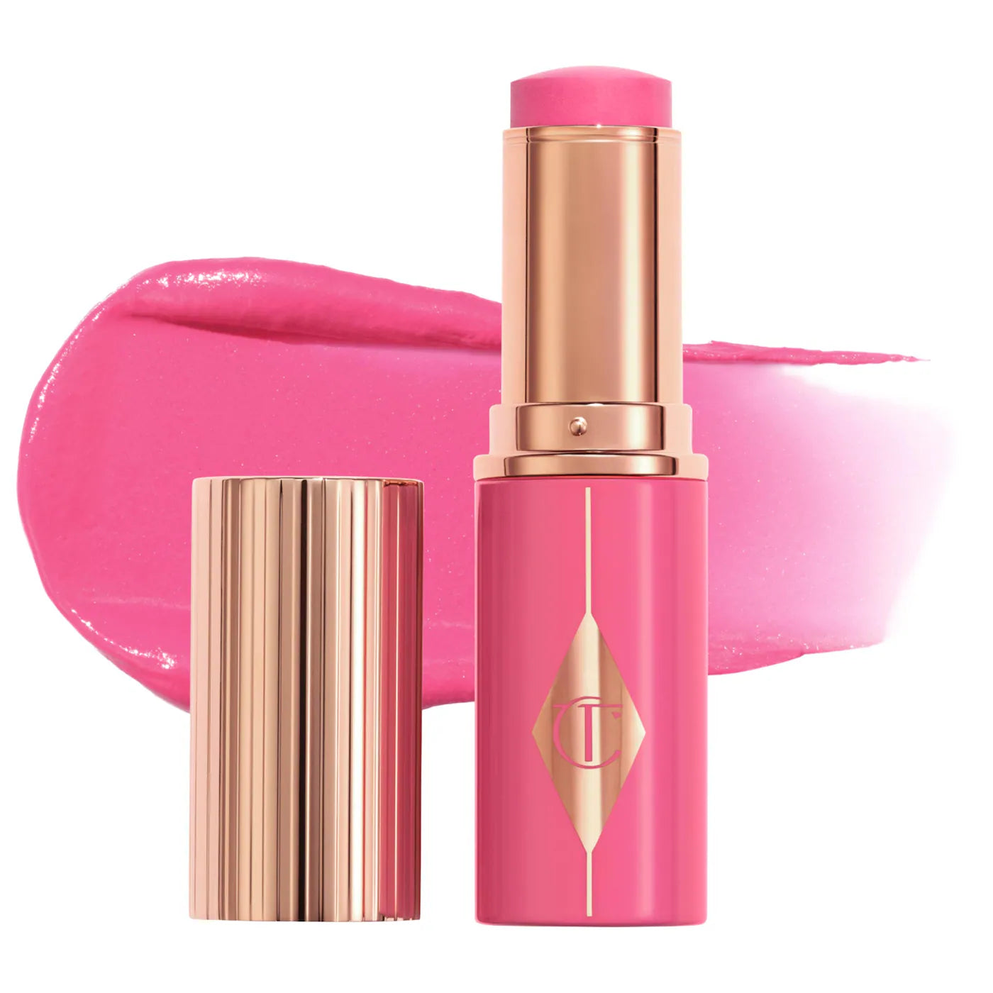 Sobre pedido: Charlotte Tilbury | Unreal Lip + Cheek Glow Blush Stick with Hyaluronic Acid