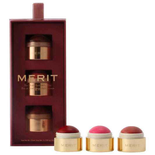 Sobre pedido: MERIT The Mini Flush Blush Balm Trio