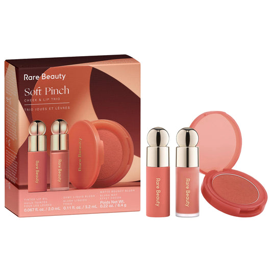 Sobre pedido: Rare Beauty by Selena Gomez Soft Pinch Cheek & Lip Trio Makeup Gift Set