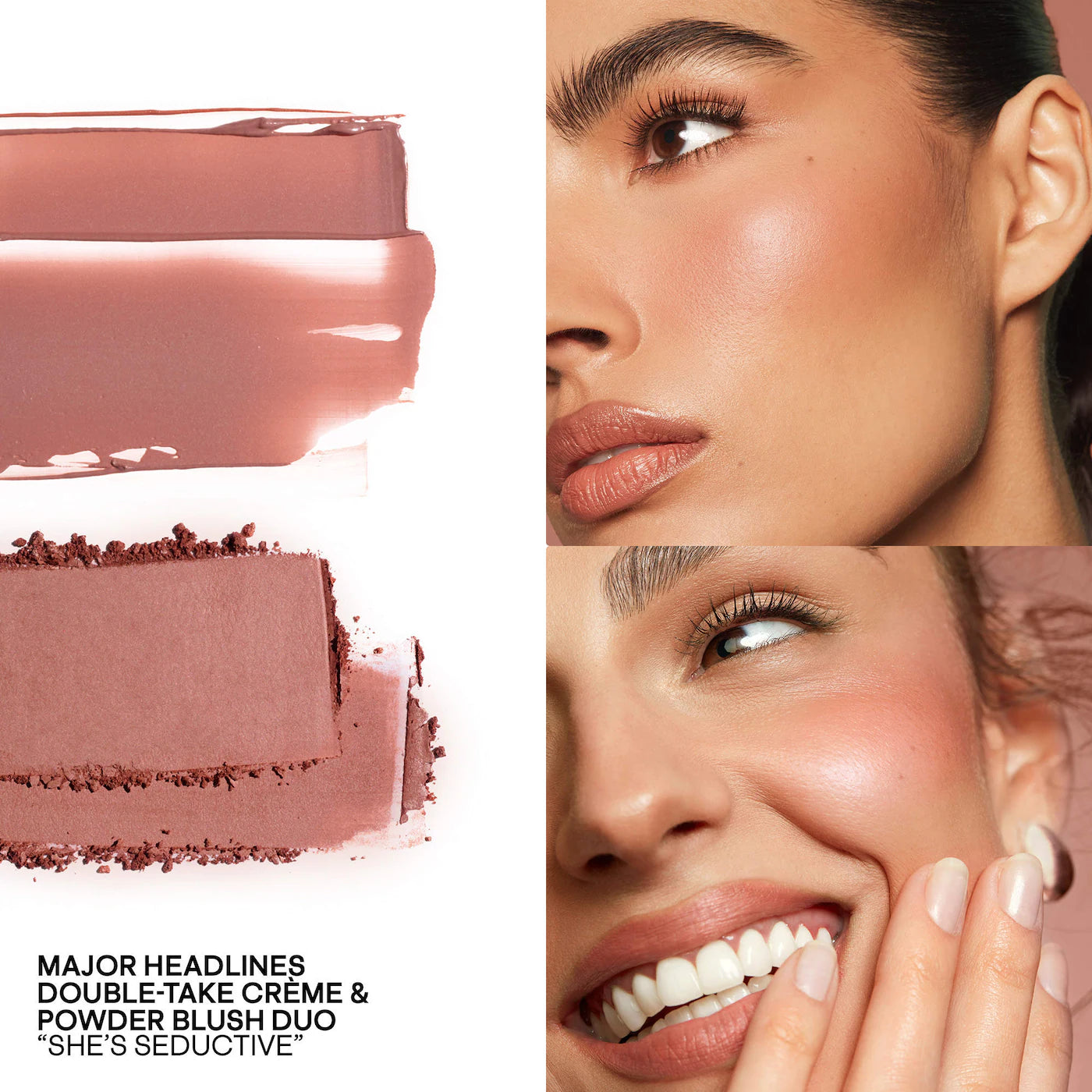 Sobre pedido: PATRICK TA Mini Must-Have Major Headlines Double-Take Crème & Powder Blush Duo Set