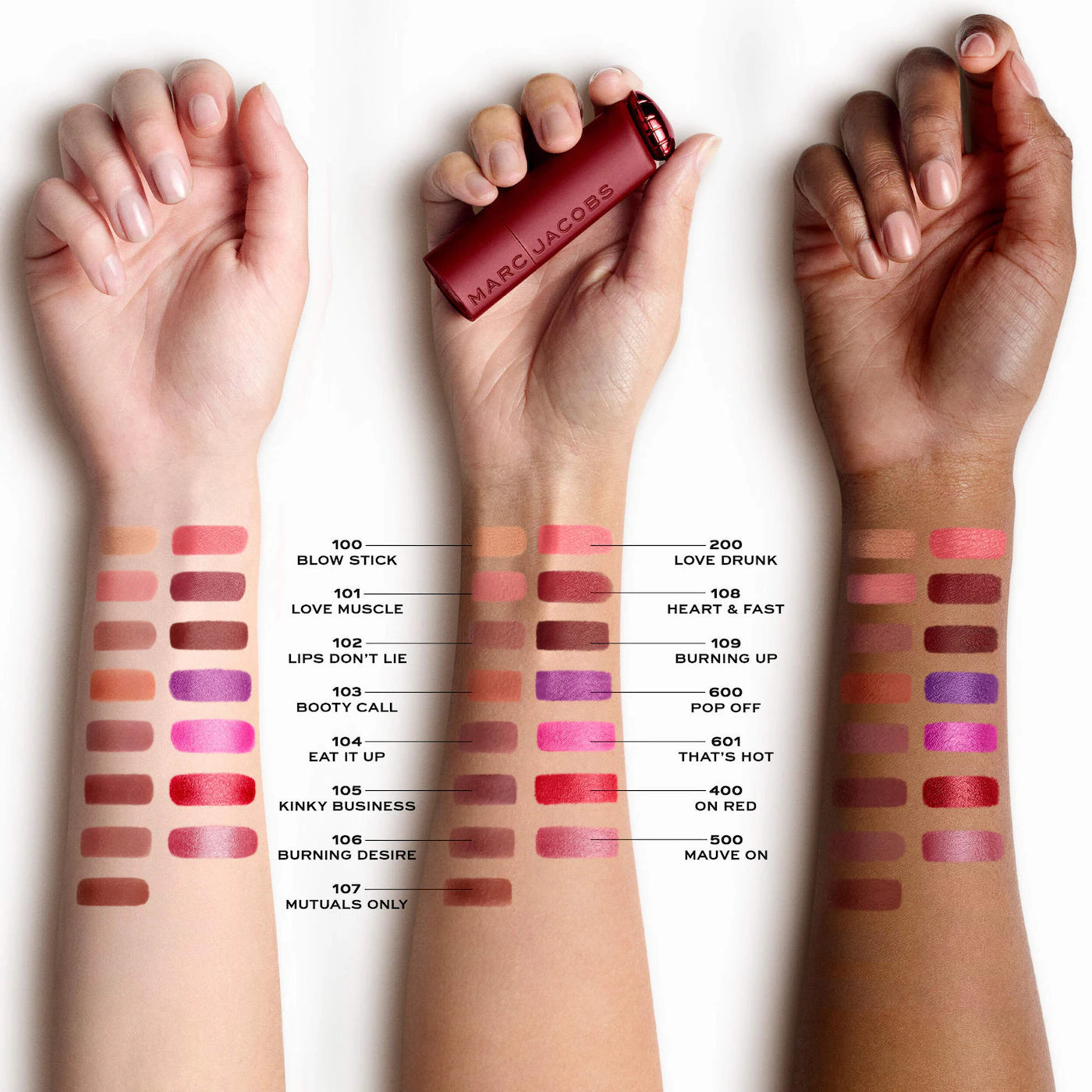 Sobre pedido:Marc Jacobs Beauty Heart On Long-Lasting Soft Shine Lipstick