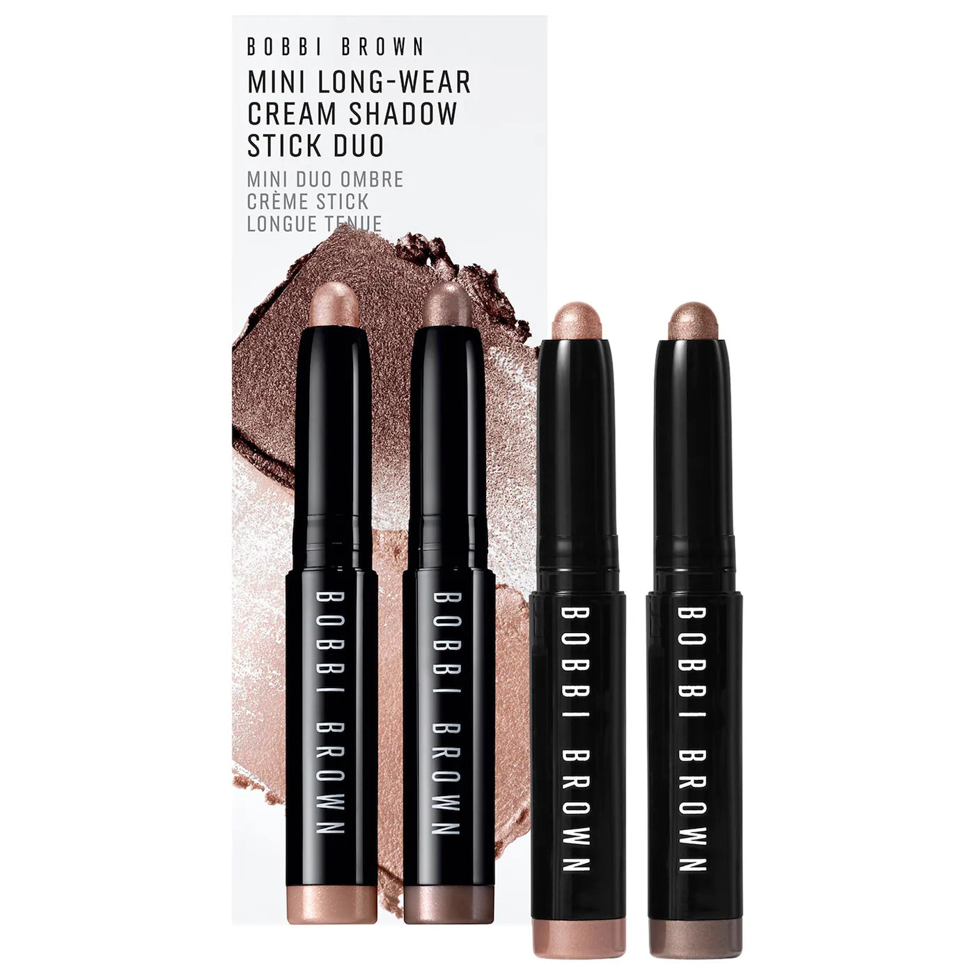 Sobre pedido: Bobbi Brown Mini Long-Wear Cream Waterproof Eyeshadow Stick Duo