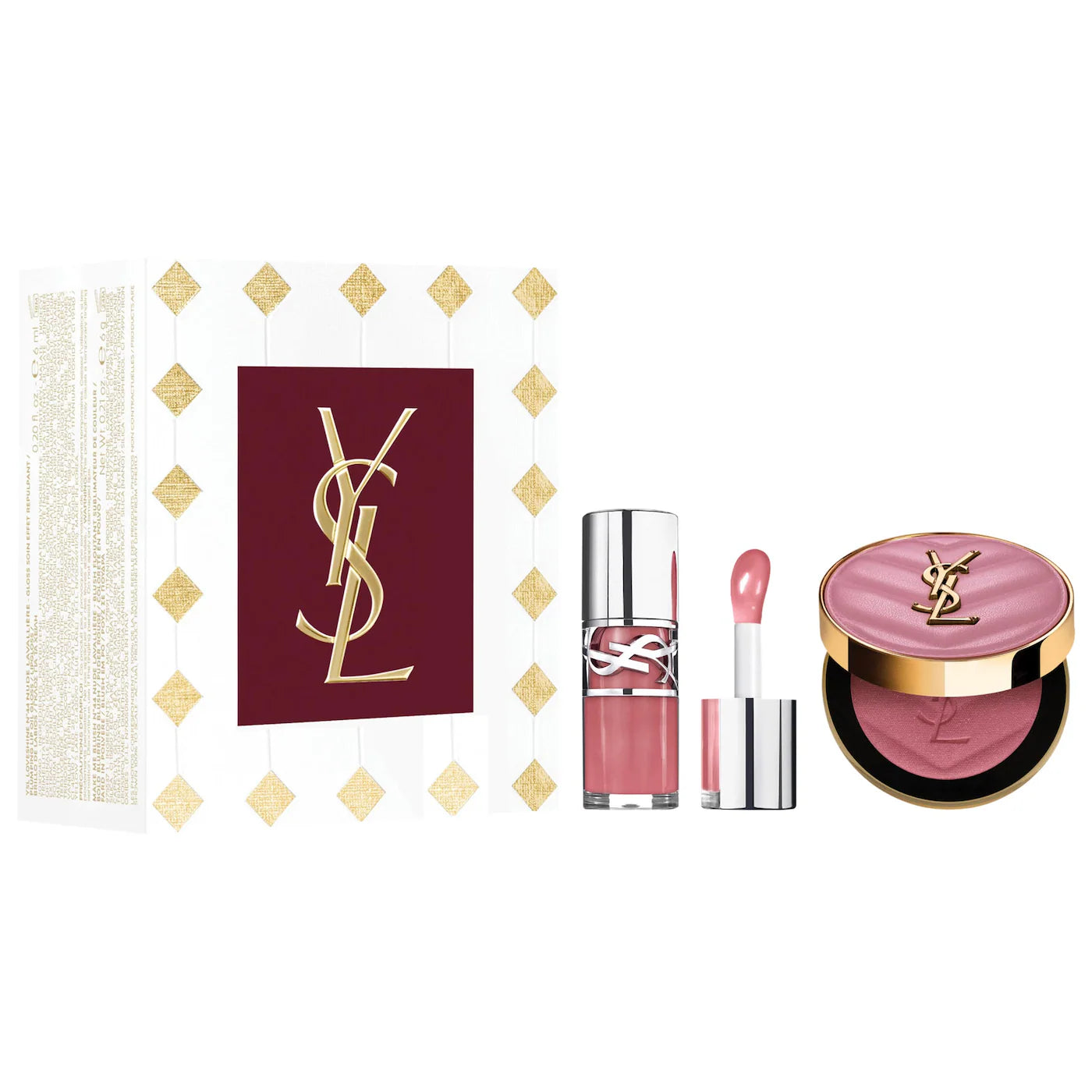 Sobre pedido: Yves Saint Laurent  YSL Iconic Pink Lip Gloss & Blush Gift Set