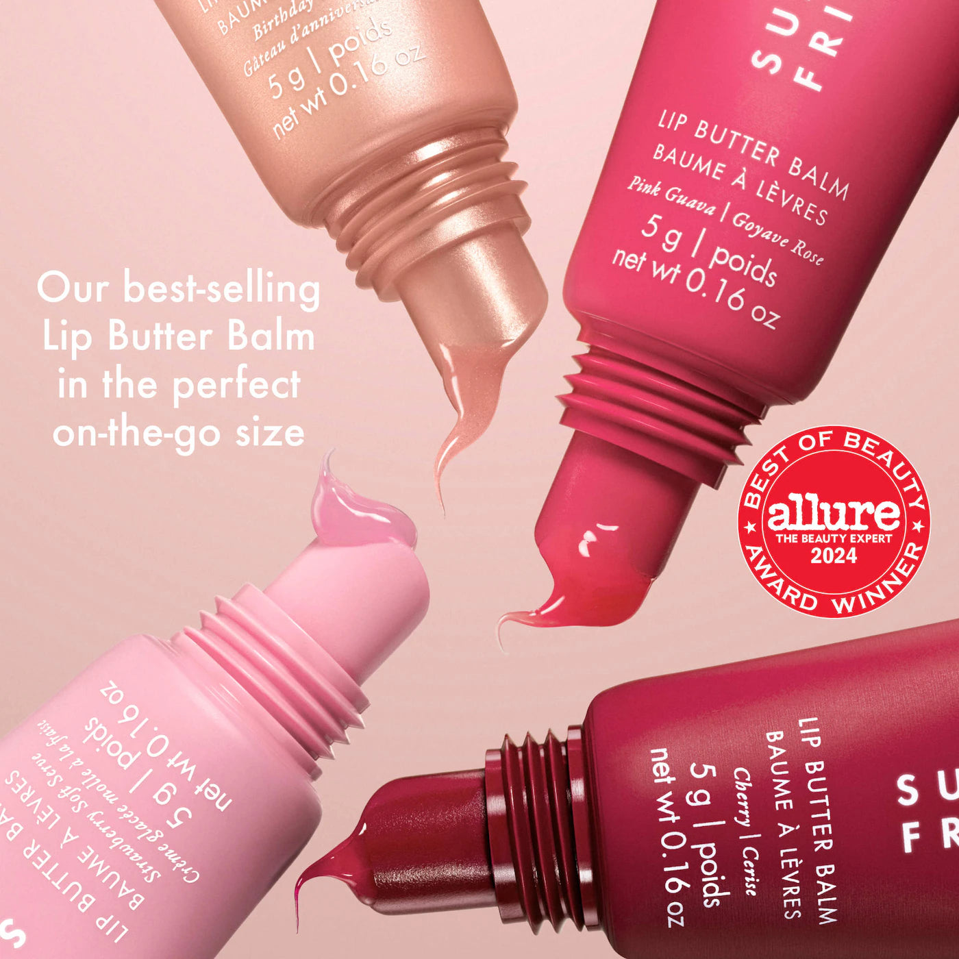 Sobre pedido: Summer Fridays The Lip Butter Balm Minis - Pink Set