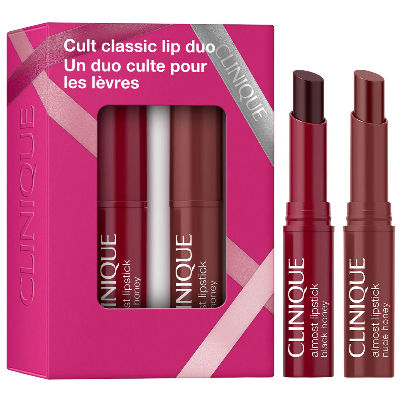 Sobre pedido: CLINIQUE Mini Black Honey Cult Classic Lip Duo Gift Set